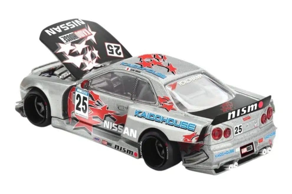 Mô hình xe Nissan Skyline GT-R R34 KHMG197 Kaido Star Racing V1 1:64 Kaidohouse - ảnh 3