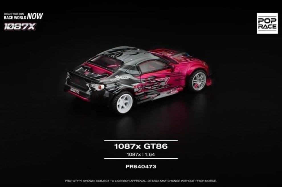 Mô hình xe Poprace PR640473 Toyota 1087x GT86 tỉ lệ 1:64 - ảnh 1