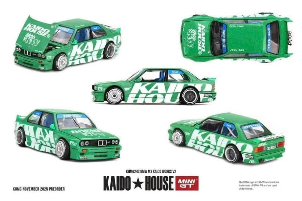 Xe mô hình KHMG242 Kado House BMW M3 Kaido Works Version 1