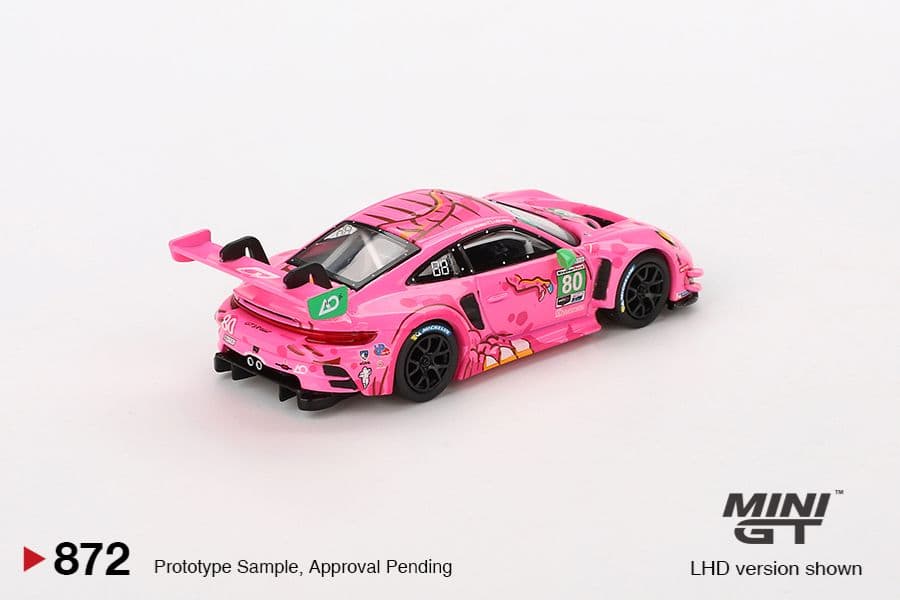 Xe mô hình Mini GT MGT00872 VIRginia Roxy Porsche 911 GT3 R #80 AO Racing 2023 IMSA - ảnh 2