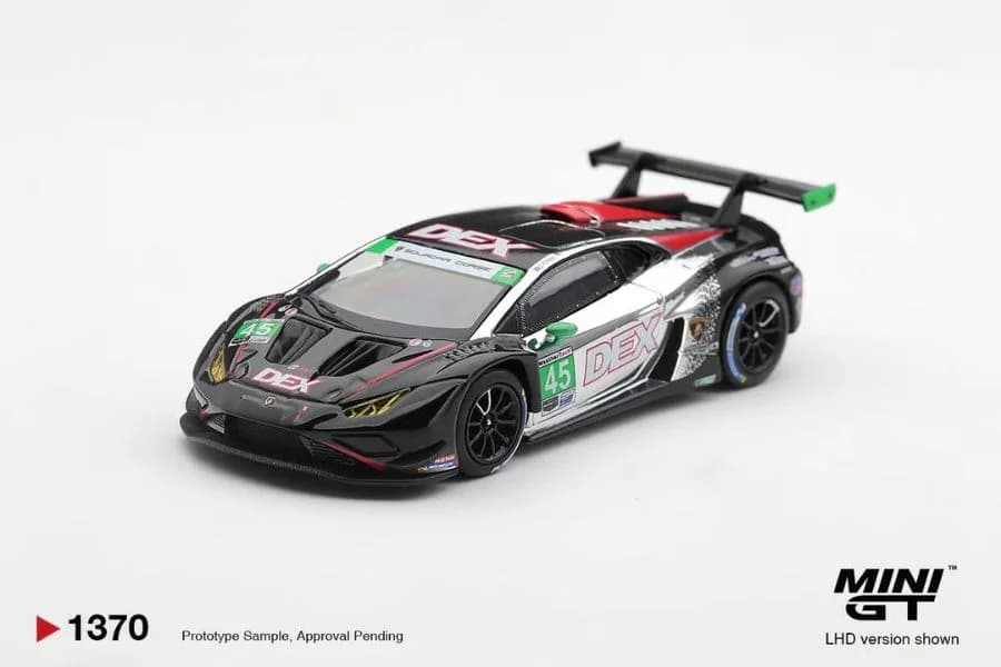 Mô hình xe Mini GT MGT01370 Lamborghini Huracán GT3 EVO2 #45 DEX Wayne Taylor Racing