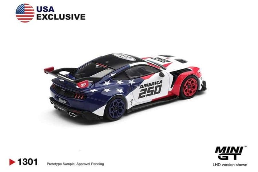 Xe Mô Hình Mini GT MGT01301 Ford Mustang GTD America 250 USA Exclusive LHD
