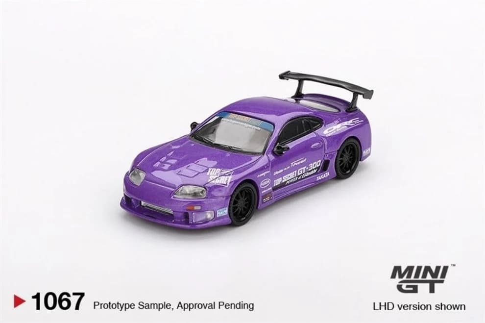 Mô hình xe Mini GT MGT01067 Toyota Supra (A80) Top Secret GT-300 Top Secret Purple - ảnh 3