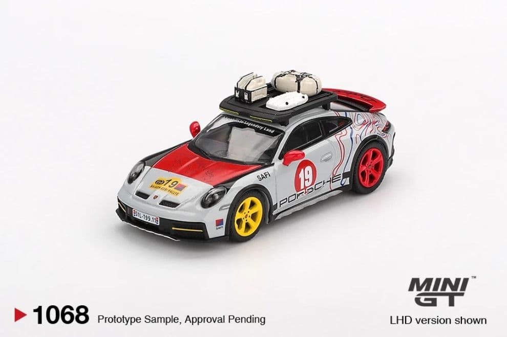 Mô hình xe MINI GT MGT01068 Porsche 911 Dakar “Uncle Rally” - ảnh 4