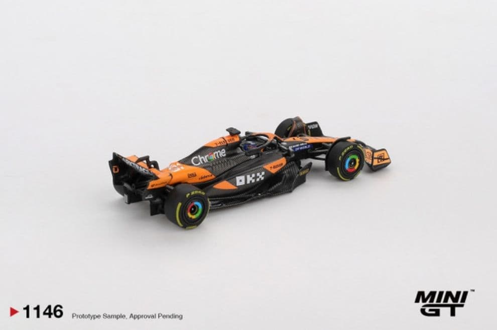 Mô hình xe Mini GT MGT01146 McLaren MCL38 #81 Oscar Piastri 2024 F1 2024 Hungarian GP Winner - ảnh 1
