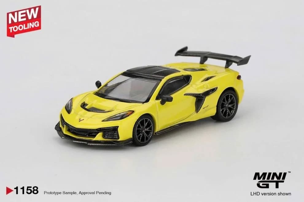 Xe mô hình MGT01158 Mini Chevrolet Corvette ZR1 Accelerate Yellow