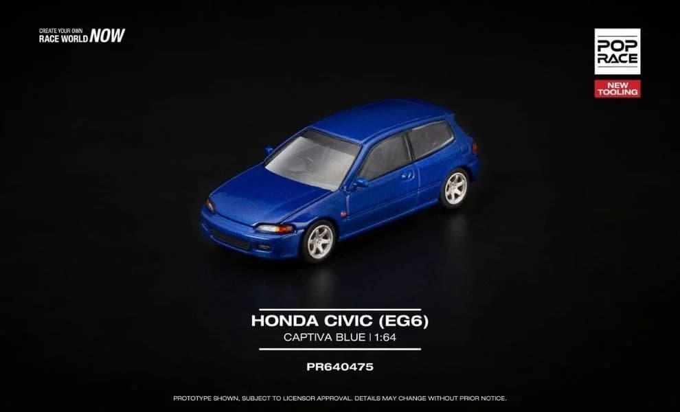 PR640475 Honda civic eg6 captiva blue New Tooling