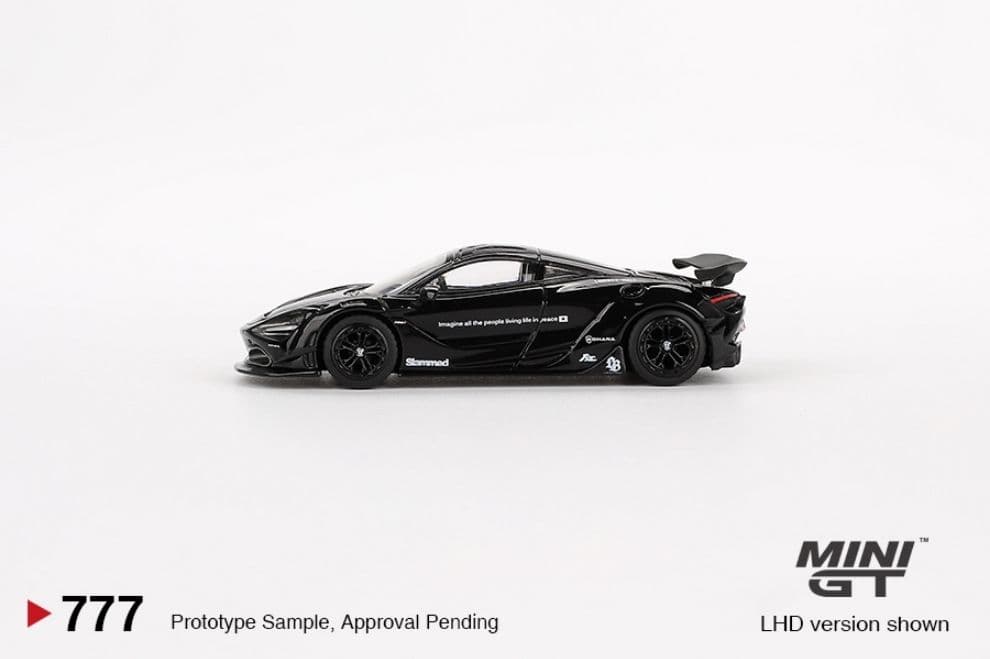 Xe mô hình Mini GT MGT00777 McLaren 720S LB Works Black - ảnh 1
