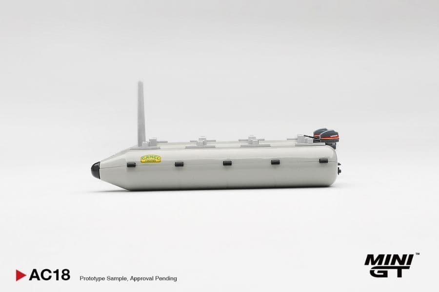 Mini GT MGTAC18 Camel Trophy Pontoon Raft tỉ lệ 1:64, ảnh 3/4