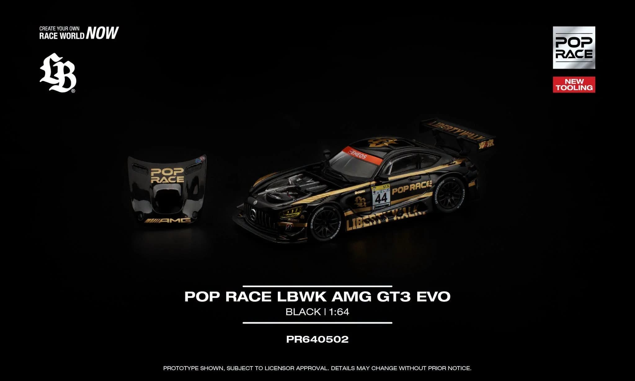 pr640502 pop race lbwk amg gt3 evo black