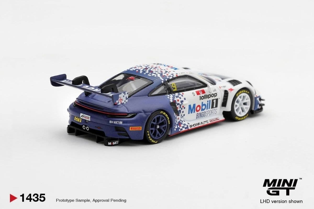 Xe mô hình Mini GT MGT01435 Porsche 911 GT3 R (992) #9 Bingo Racing with LM Corsa 2026 Japan Cup Sugo Race 2 Winner – ảnh 3/3