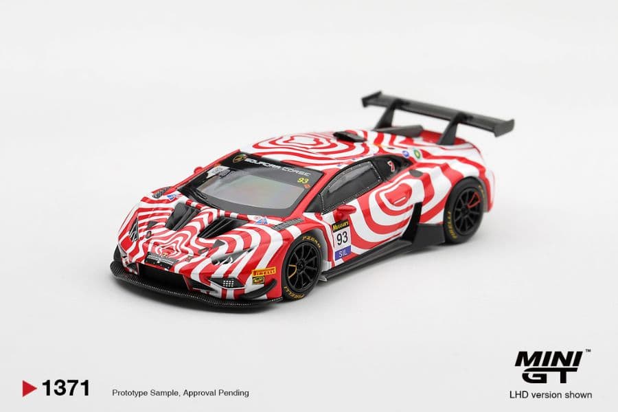 Xe mô hình Mini GT MGT01371 Lamborghini Huracan GT3 EVO2 #93 Wall Racing 2025 Bathurst 12 Hrs