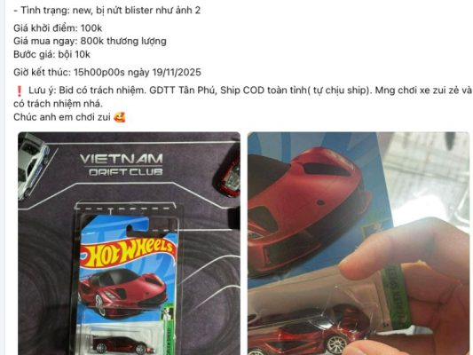 Blister Diecast là gì? Cách nhận biết lỗi & mẹo tránh móp nứt khi mua hàng Trao đổi rõ ràng về tình trạng Blister