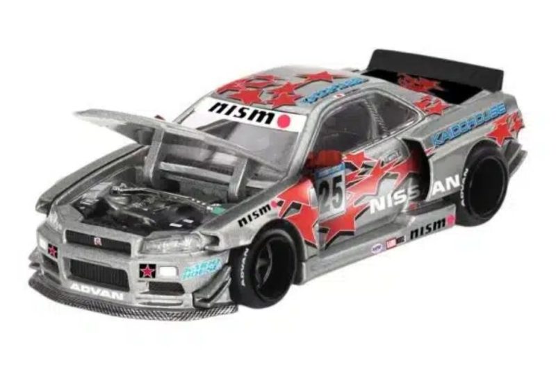 Mô hình xe Nissan Skyline GT-R R34 KHMG197 Kaido Star Racing V1 1:64 Kaidohouse khmg197