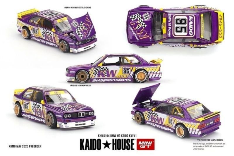 Xe mô hình KHMG194 BMW M3 Kaido KW V1