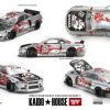 Mô hình xe Nissan Skyline GT-R R34 KHMG197 Kaido Star Racing V1 1:64 Kaidohouse khmg197