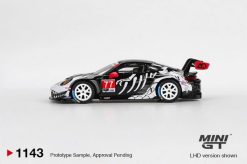 Mô hình xe Mini GT Rexy Skeleton MGT01143 Porsche 911 GT3 R #77 AO Racing 2025 IMSA Petit Le Maán Mô hình Mini GT rexy skeleton