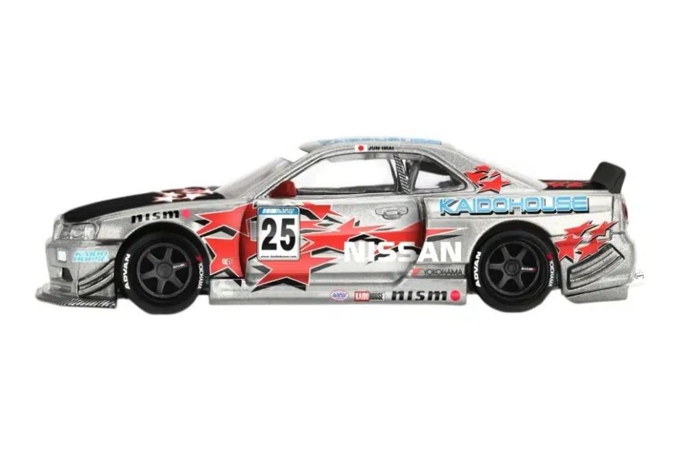 Mô hình xe Nissan Skyline GT-R R34 KHMG197 Kaido Star Racing V1 1:64 Kaidohouse khmg197