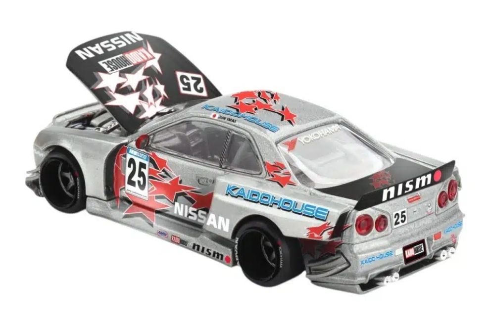 Mô hình xe Nissan Skyline GT-R R34 KHMG197 Kaido Star Racing V1 1:64 Kaidohouse khmg197