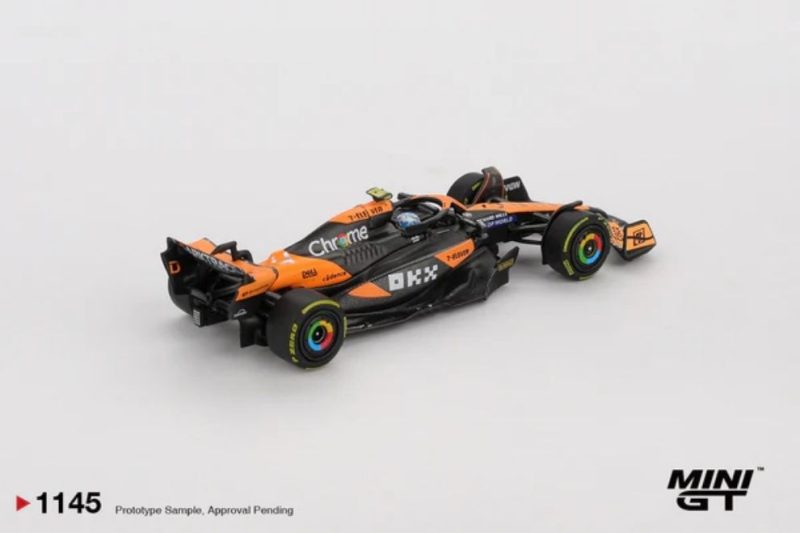 Mô hình xe Mini GT MGT01145 McLaren MCL38 #4 Lando Norris 2024 F1 2024 Hungarian GP 2nd Place mgt01146