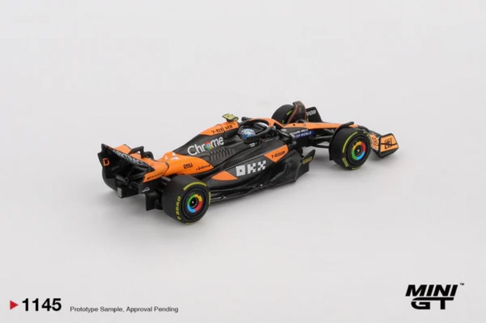 Mô hình xe Mini GT MGT01145 McLaren MCL38 #4 Lando Norris 2024 F1 2024 Hungarian GP 2nd Place mgt01146