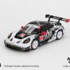 Mô hình xe Mini GT Rexy Skeleton MGT01143 Porsche 911 GT3 R #77 AO Racing 2025 IMSA Petit Le Maán Mô hình Mini GT rexy skeleton