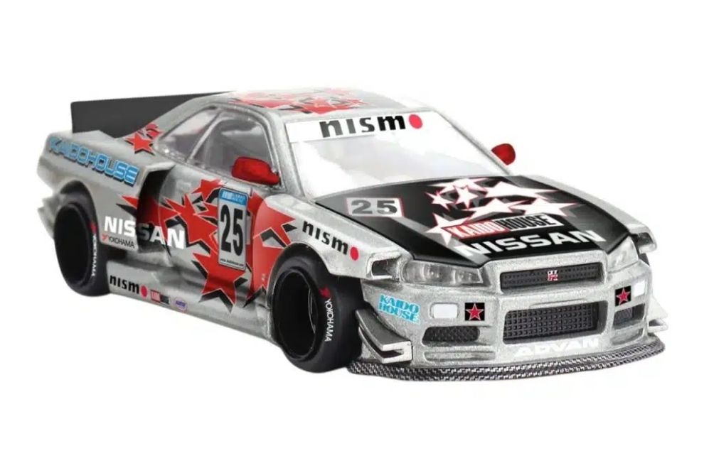 Mô hình xe Nissan Skyline GT-R R34 KHMG197 Kaido Star Racing V1 1:64 Kaidohouse khmg197