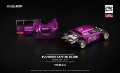 Xe mô hình Pop Race PR640448 Pandem Lotus Elise Purple New Tooling PR640448