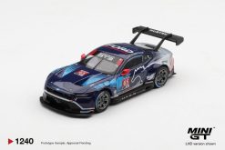 Xe mô hình Mini GT MGT01240 Ford Mustang GT3 #65 Ford Multimatic Motorsports 2025 IMSA Daytona 24 Hrs Winner