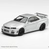 Mô hình Mini GT MGT01329 Nissan NISMO R34 GT-R Z-tune Silver RHD tỉ lệ 1:64