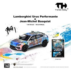 Xe mô hình Trends Hobby TH140 241094A Lamborghini Urus Performante x Jean-Michel Basquiat White Art Edition