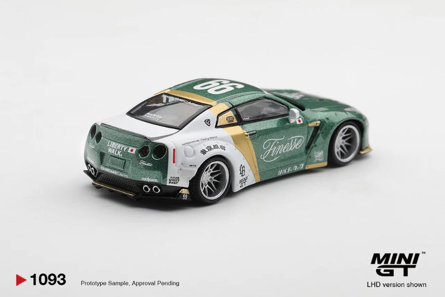 Xe mô hình Mini GT MGT01093 Nissan GT-R (R35) LB★WORKS Type 1 - Custom Ducktail Auto Finesse MGT01093