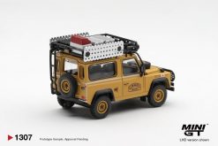 Xe mô hình Mini GT MGT01307 Land Rover Defender 90 1985 Camel Trophy Borneo Team Japan